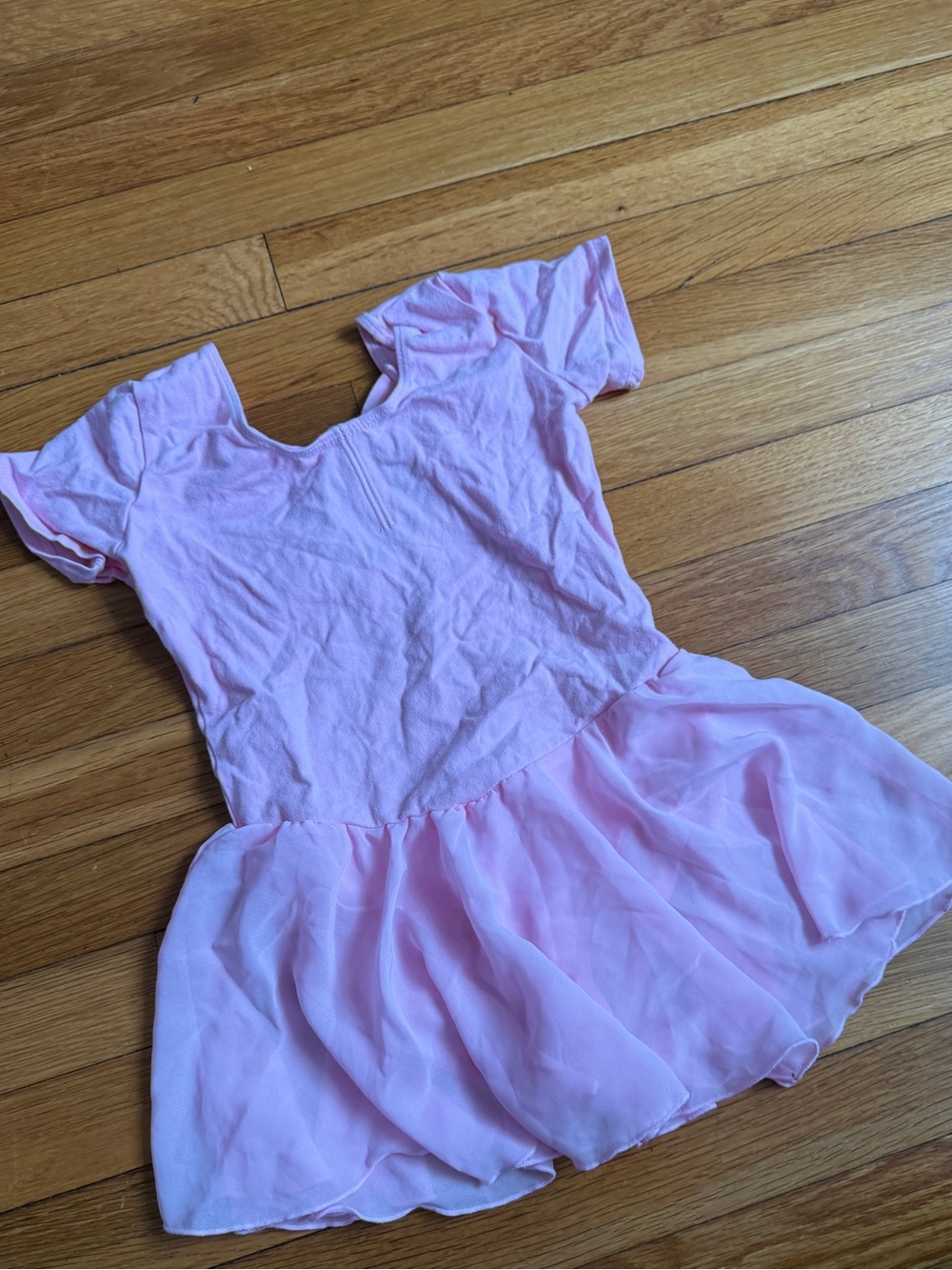 Dance ballet leotard dress short sleeve 8Y